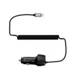 FORCELL CARBON ładowarka samochodowa USB QC 3.0 18W + kabel do Apple Lightning 8-pin PD20W CC50-1AL czarny (Total 38W)