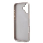 GUESS futerał do IPHONE 16 Plus GUHCP16MG4GLPI (4G PU Bottom Stripe) różowy