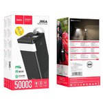 Bateria zewnętrzna ( Powerbank ) HOCO 50 000mAh z latarką + PD22,5W + QC3.0 J86A czarny
