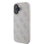 GUESS futerał do IPHONE 16 GUHCP16SG4GFPI (PU 4G Classic) różowy