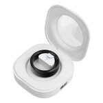 Smart Ring R11M- inteligentny pierścień ze stali ze stacją ładującą rozmiar 7 (17,3mm) czarny