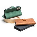 Kabura TENDER Book do IPHONE 13 zielony