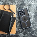 Futera Electro Mag Cover kompatybilny z MagSafe do IPHONE 15 PRO tytanowy niebieski
