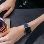 DUX DUCIS pasek LD silikonowy do Apple Watch 42 / 44 / 45 mm niebieski
