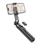 HOCO uchwyt selfie z pilotem bezprzewodowym tripod K21 czarny