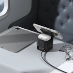 BASEUS ładowarka indukcyjna 2w1 kompatybilna z MagSafe 3A 20W BS-W531 czarna