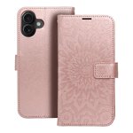 Kabura MEZZO Book do IPHONE 16 Plus mandala złoty róż