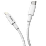 HOCO kabel Typ C for iPhone Lightning 8-pin Power Delivery Fast Charge PD20W X56 biały