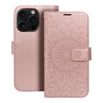 Kabura MEZZO Book do IPHONE 16 Pro mandala złoty róż