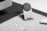FORCELL F-ENERGY Flip Charge Qi2 15W ładowarka indukcyjna kompatybilna z MagSafe srebrny