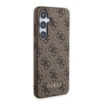 GUESS futera do SAMSUNG A55 GUOHCSA55G4GFBR (PU 4G Classic Metal Logo) brzowy