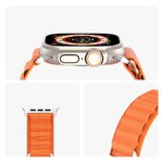 DUX DUCIS pasek GS nylonowy do Apple Watch 38 / 40 / 41 mm pomaraczowy