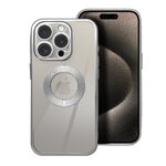 Futerał GLAM do IPHONE 16 Pro Max srebrny