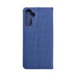 Kabura LUNA Book Carbon do SAMSUNG A14 4G / A14 5G niebieski