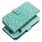 Kabura MEZZO Book do IPHONE 16 Pro mandala zielony