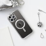 Futera Electro Mag Cover kompatybilny z MagSafe do SAMSUNG S24 PLUS srebrny