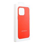 Futerał LEATHER MAG COVER kompatybilny z MagSafe do IPHONE 16 czerwony