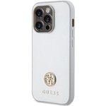 GUESS futera do IPHONE 15 Pro GUHCP15LPS4DGPS (Strass Metal Logo) srebrny
