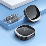 HOCO adapter AUX Jack 3,5 mm BLUETOOTH z wywietlaczem E80 czarny
