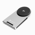 FORCELL F-ENERGY Flip Charge Qi2 15W ładowarka indukcyjna kompatybilna z MagSafe srebrny