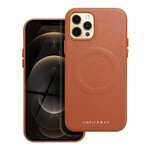 Futera Roar Leather Mag Case kompatybilny z MagSafe - do iPhone 12 Pro Brzowy