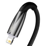 BASEUS kabel USB A do Lightning 2,4A Glimmer CADH000301 2 m czarny