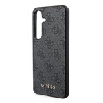 GUESS futera do SAMSUNG A35 GUOHCSA35G4GFGR (PU 4G Classic Metal Logo) czarny