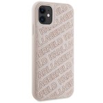 Oryginalne Etui KARL LAGERFELD Hardcase KLHCN61PQKPMP do iPhone 11 (Quilted K Pattern / rowy)