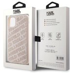 Oryginalne Etui KARL LAGERFELD Hardcase KLHCN61PQKPMP do iPhone 11 (Quilted K Pattern / rowy)