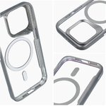 Futerał ERGOFIT NEWZONE kompatybilny z MagSafe do IPHONE 16 PLUS szary