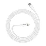 HOCO kabel Typ C for iPhone Lightning 8-pin Power Delivery Fast Charge PD20W X56 biały