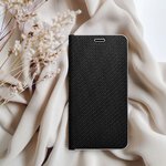Kabura LUNA Book Carbon do IPHONE 14 Pro Max czarny