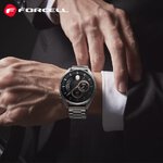 FORCELL F-DESIGN FS06 pasek / opaska do Samsung Watch 22mm srebrna