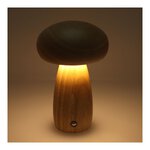 Lampka nocna GRZYBEK Art Deco jasne drewno MTWTHN