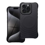 Silicone Zephyr Mag Cover kompatybilny z MagSafe do IPHONE 15 PRO czarny