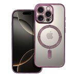 Futerał ELECTRO MAG COVER kompatybilny z MagSafe do IPHONE 16 Pro fioletowy