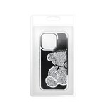 Futerał TEDDY BEAR do IPHONE 15 srebrny
