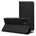 Kabura LUNA Book Carbon do IPHONE 14 czarny