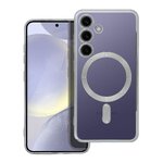 Futera Electro Mag Cover kompatybilny z MagSafe do SAMSUNG S24 srebrny