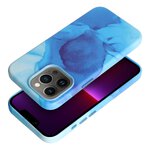 Leather Mag Cover kompatybilne z MagSafe do IPHONE 13 PRO blue splash