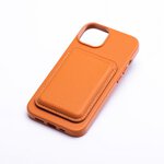 Portfel magnetyczny Leather Mag Wallet pomaraczowy