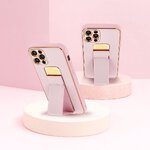 Futera LEATHER Case Kickstand do IPHONE 15 PLUS rowy