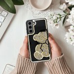 Futerał TEDDY BEAR do SAMSUNG S24 Ultra złoty