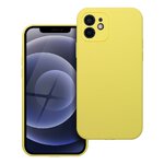 Futerał SILICONE 2mm do IPHONE 12 żółty