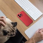 Futera Silicone Mag Cover kompatybilny z MagSafe do IPHONE 12 czerwony
