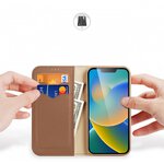 DUX DUCIS kabura HIVO do IPHONE 15 Plus brzowa