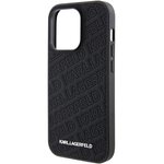 Oryginalne Etui KARL LAGERFELD Hardcase KLHCP15LPQKPMK do iPhone 15 Pro (Quilted Pattern  / czarny)