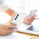 Futerał CARD CASE do SAMSUNG A33 5G biały
