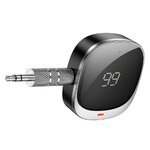 HOCO adapter AUX Jack 3,5 mm BLUETOOTH z wywietlaczem E80 czarny