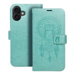 Kabura MEZZO Book do IPHONE 16 Plus łapacz snów zielony